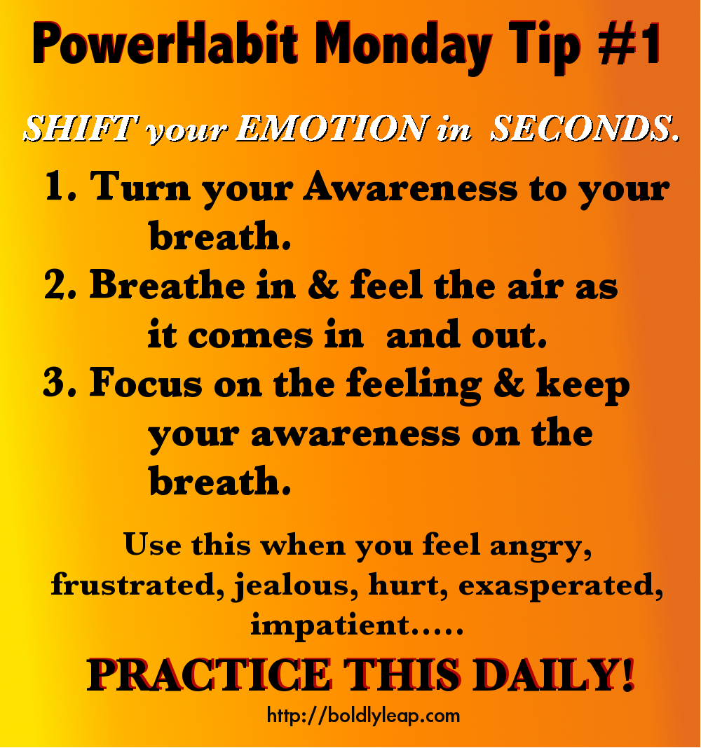 Shift Your Emotions in Seconds